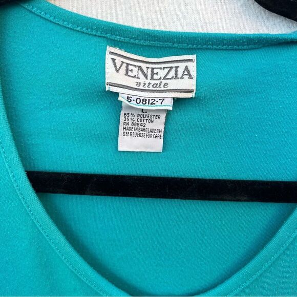 Venezia Teal Midi Dress - Picture 3 of 3